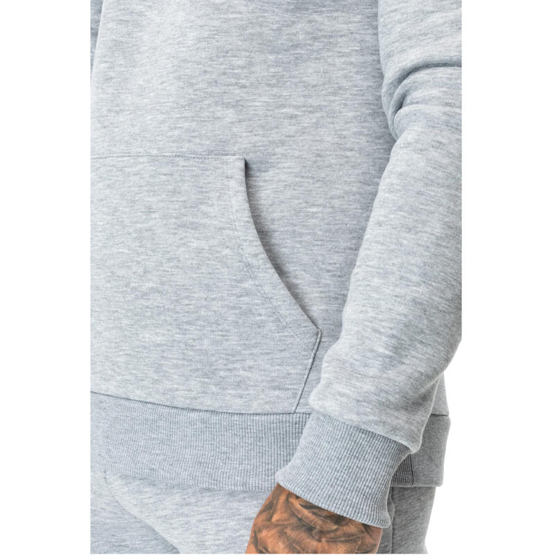 Férfi kapucnis pulóver, Justhype Scribble Logo Hoodie, szürke