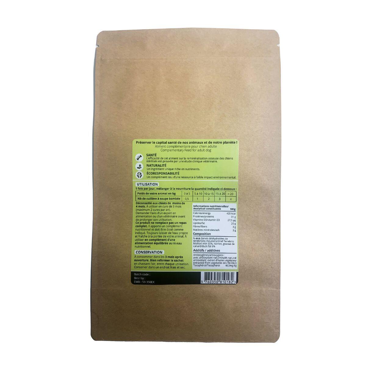 Complément pour chien sante osseuse musculaire - Pro Team Nutriprotect - 500gr 2/3