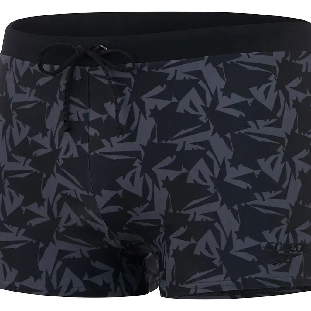 Speedo Valmilton Asht Mens Black/Grey Swimming Trunks