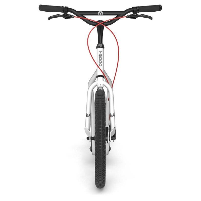 Trottinette avec pneus gonflables  Mula RunRun  Blanc