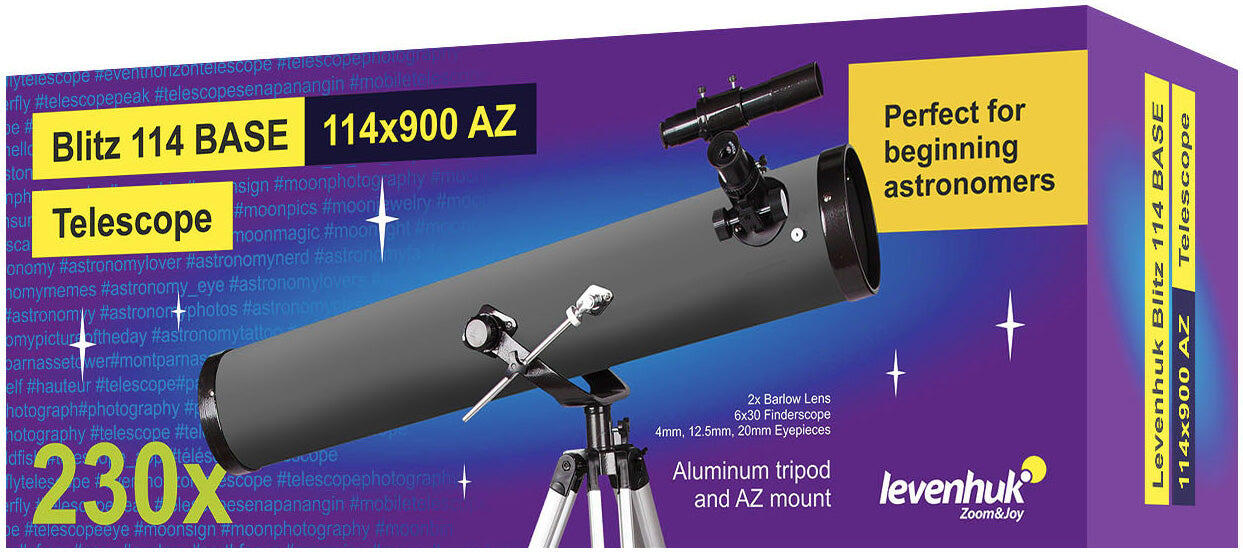 Telescopio Levenhuk Blitz 114 BASE 2/7