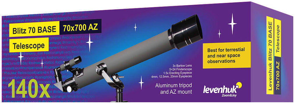 Telescopio Levenhuk Blitz 70 BASE 2/7