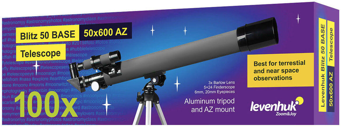 Telescopio Levenhuk Blitz 50 BASE 2/7