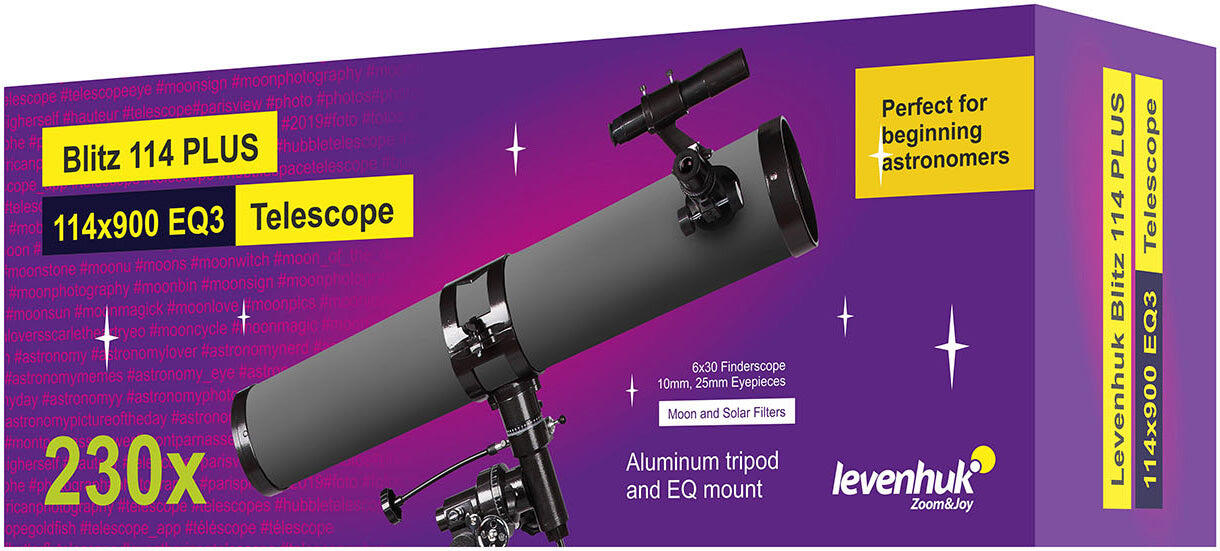 Blitz 114 PLUS Telescopio Levenhuk 2/5