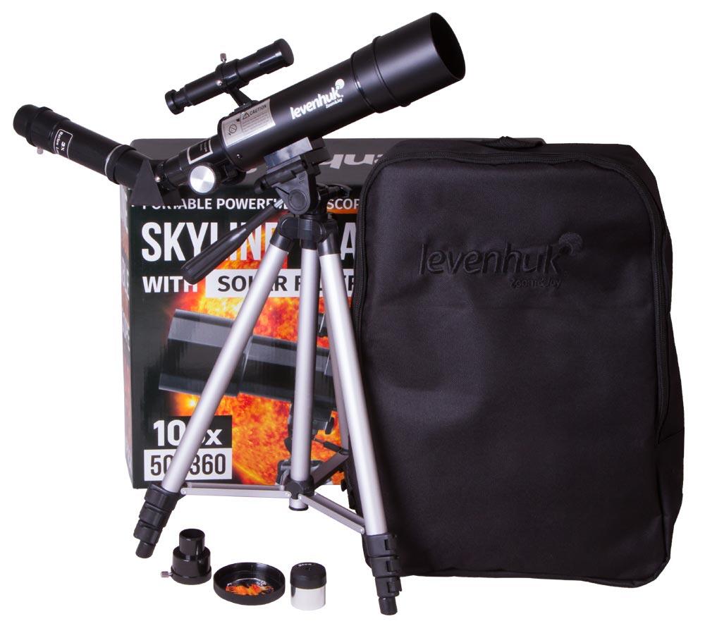 Telescopio Levenhuk Skyline Travel Sun 50 2/7