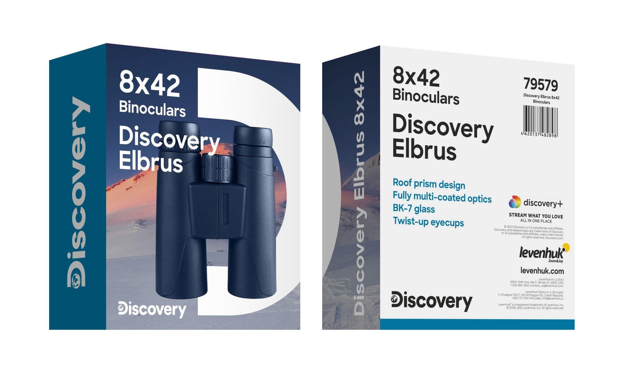 Prismáticos Levenhuk Discovery Elbrus 8x42 2/7