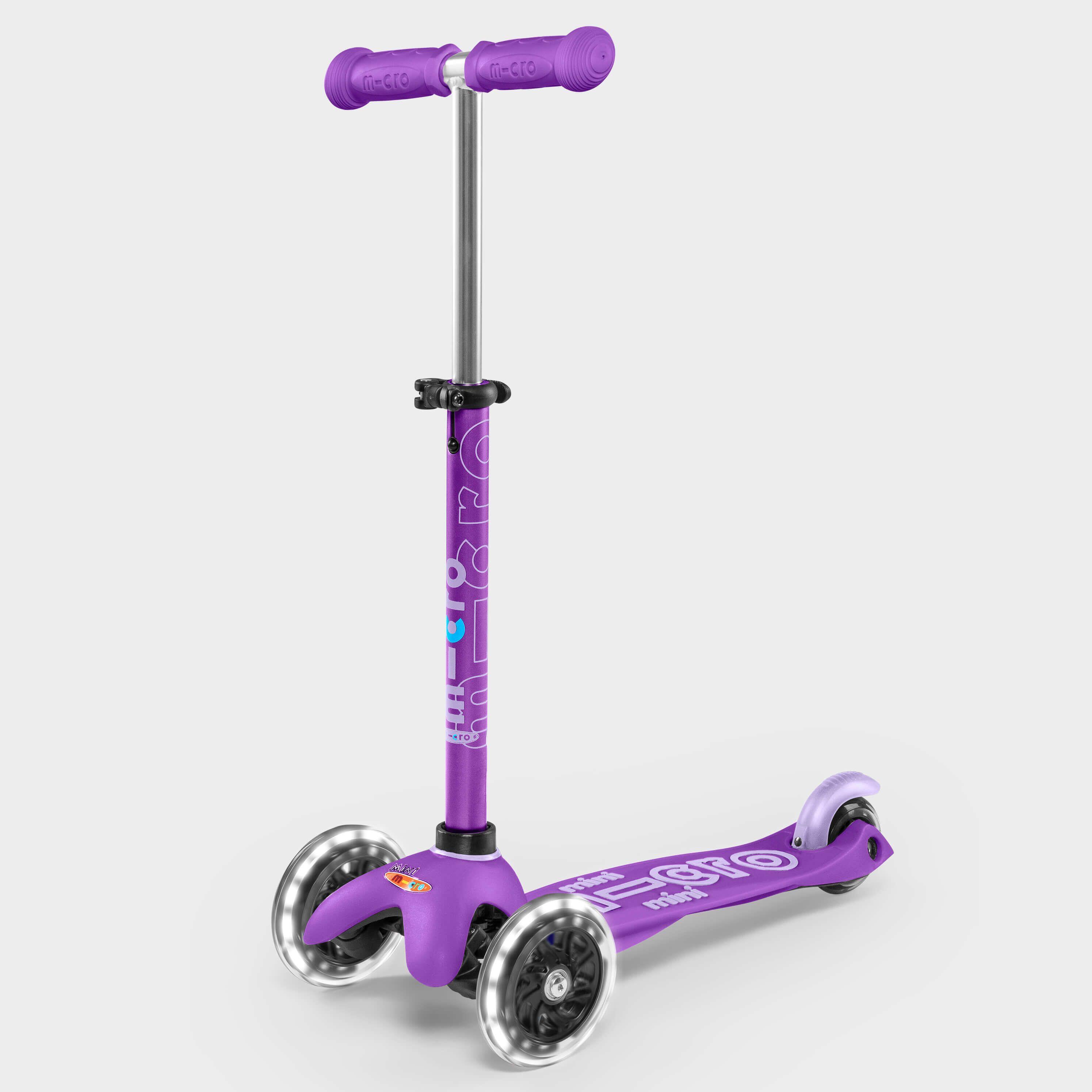 MICRO Mini Micro Deluxe LED Scooter: Purple