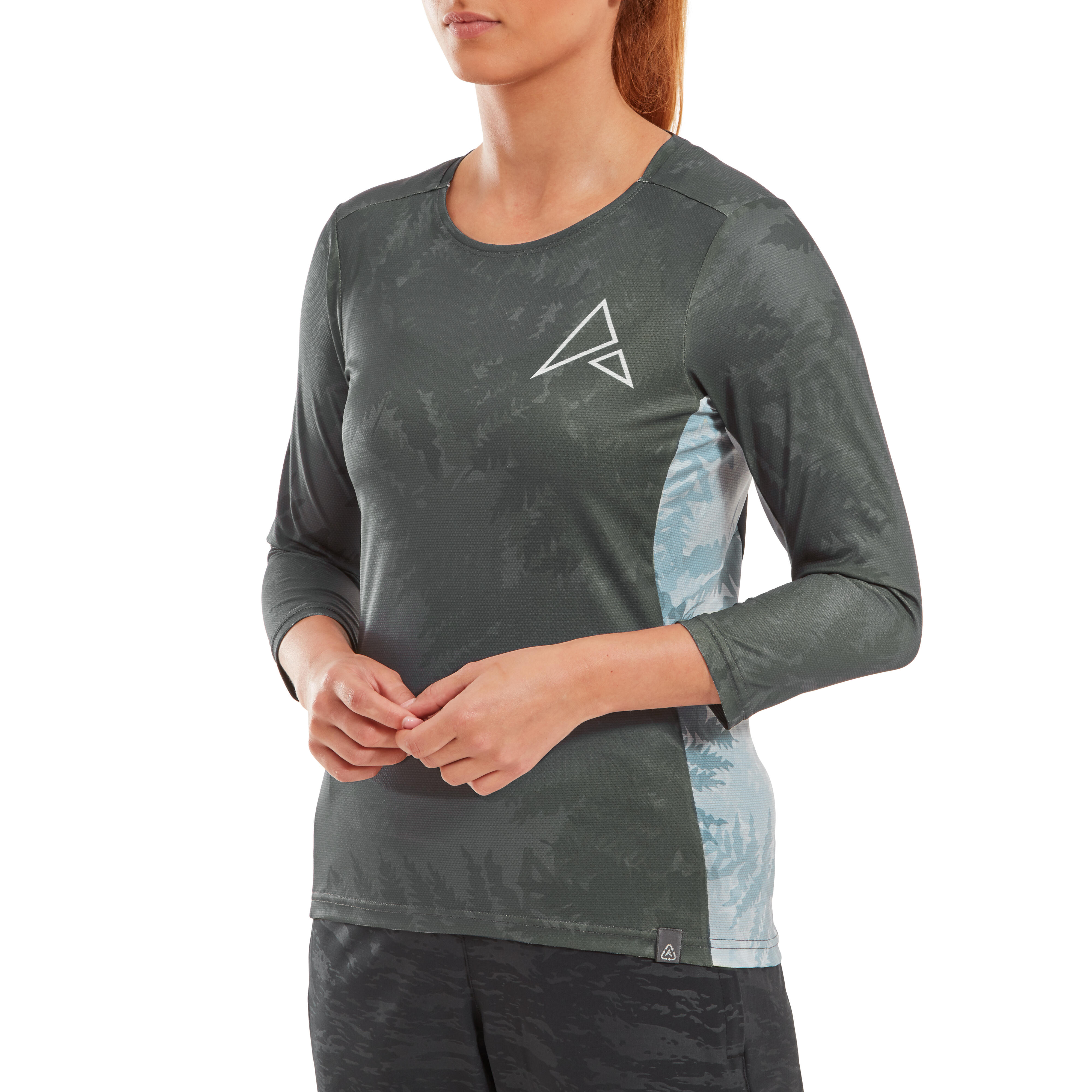 Altura - Maillot De Vélo Kielder Lightweight Manches 3/4 Femme - Maillot Manches Longues - Gris|vert - 48 Xl - Decathlon