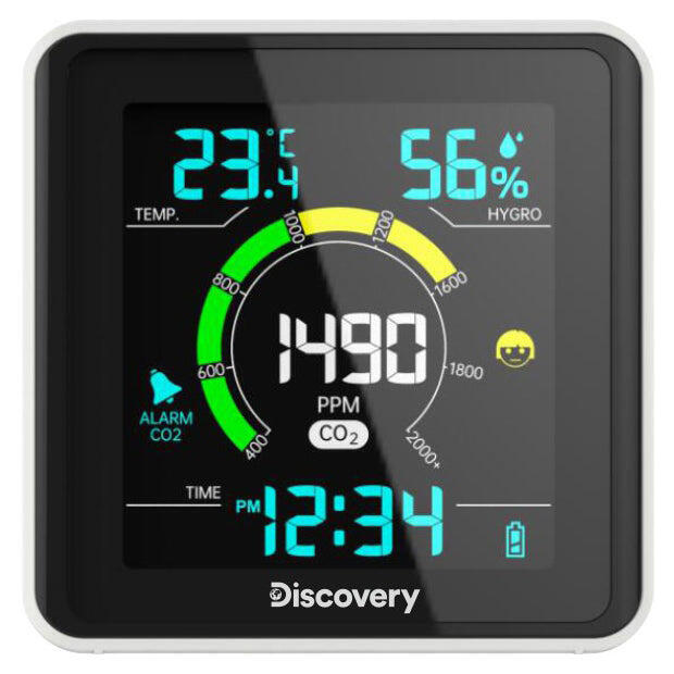 Estação Meteorológica com Monitor de CO2 Report WA40 Discovery