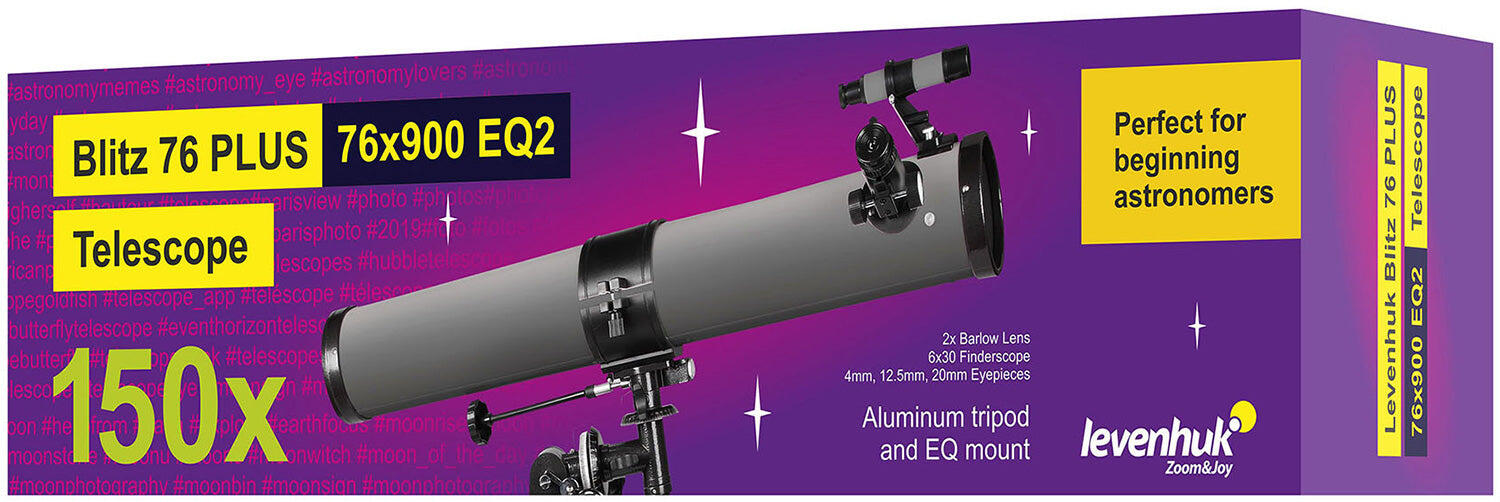 Télescope Levenhuk Blitz 76 Plus 2/4