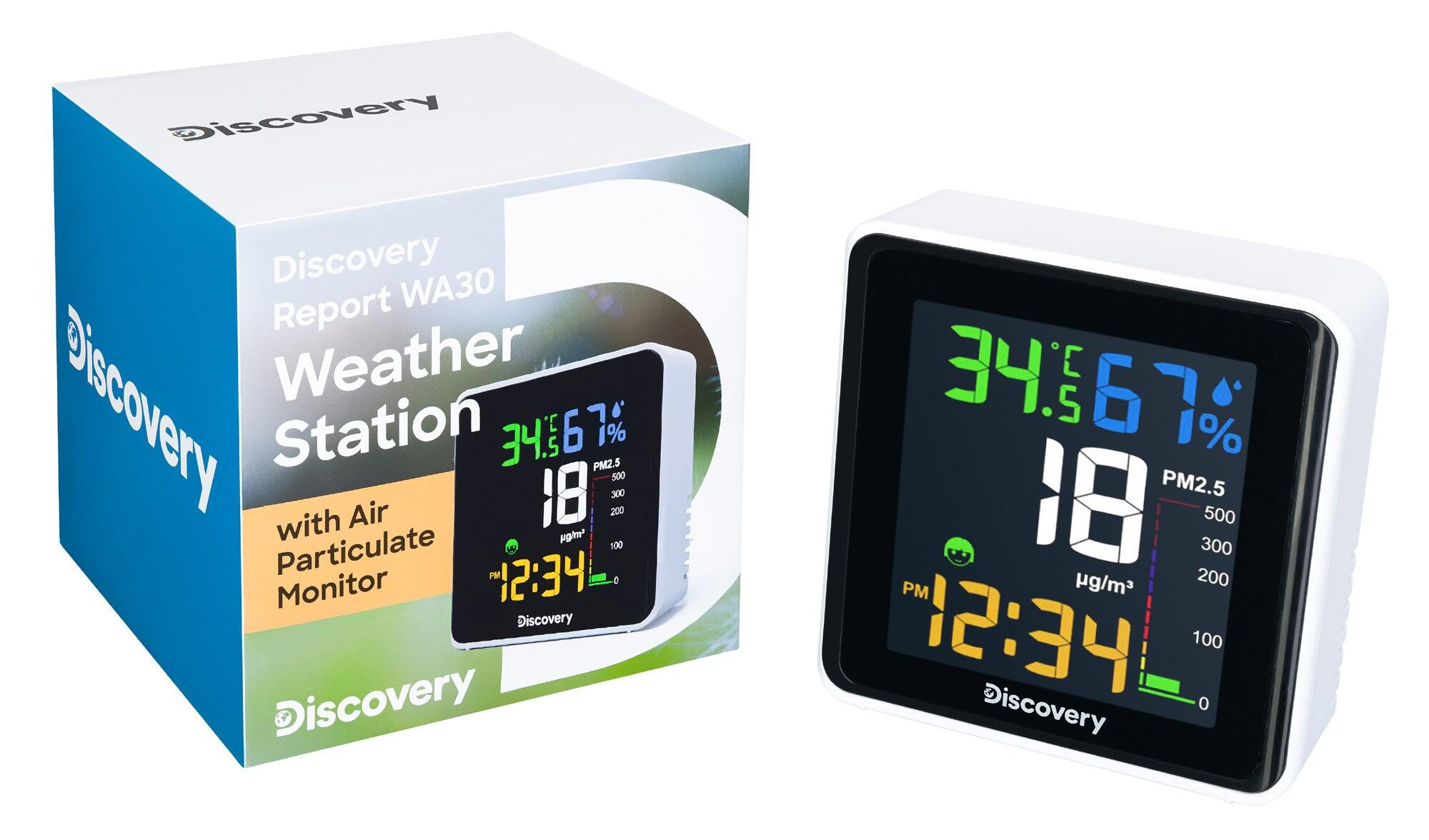 Stazione meteorologica con monitor di particelle d'aria Rapporto WA30 Discovery 2/5