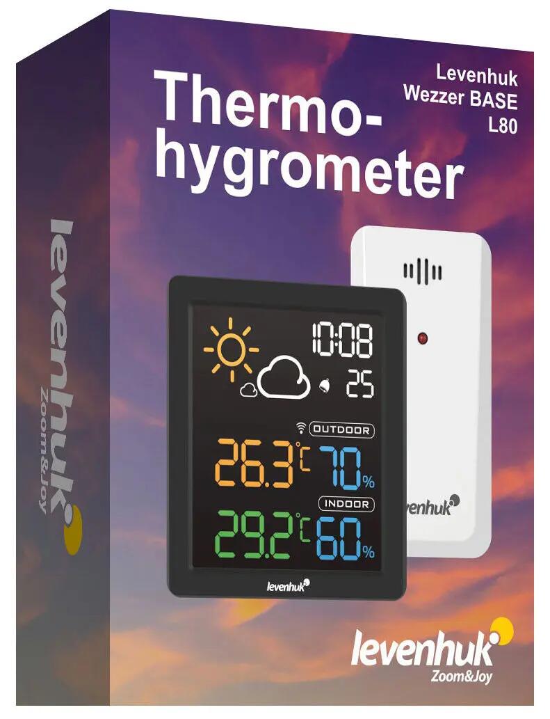 Termohigrómetro Wezzer BASE L80 Levenhuk 2/7