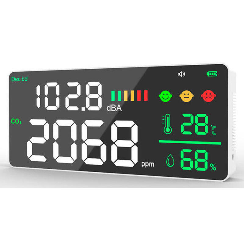 Monitor de Qualidade do Ar e Ruído Wezzer Air PRO CN20 Levenhuk