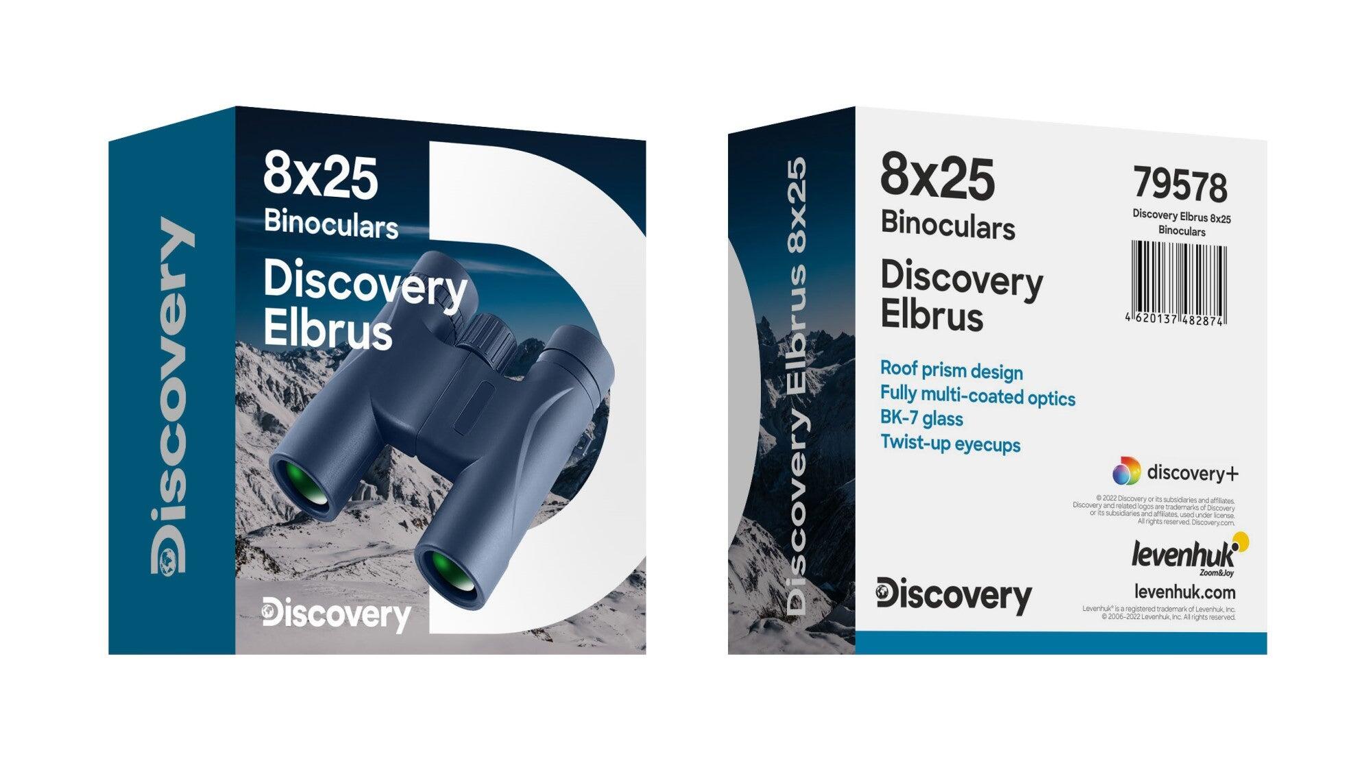 Jumelles Levenhuk Discovery Elbrus 8x25 2/7