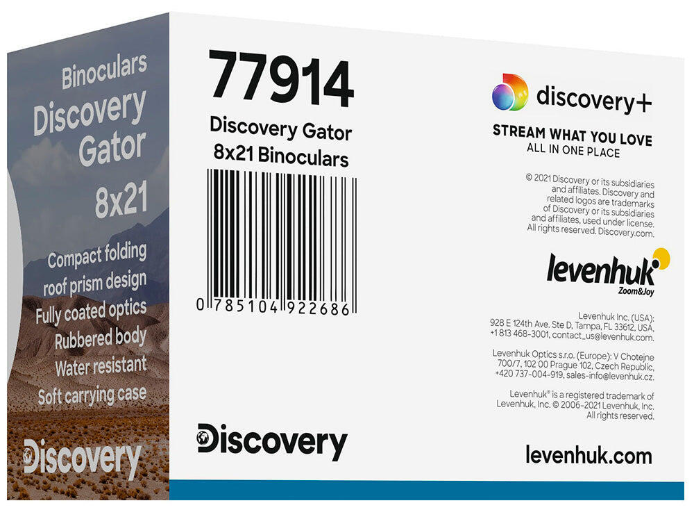 Jumelles Levenhuk Discovery Gator 8x21 3/7