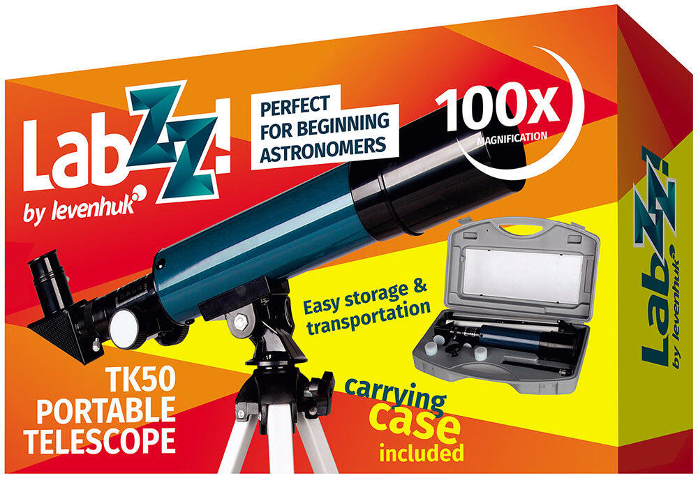 Telescópio com Mala LabZZ TK50 Levenhuk 2/7
