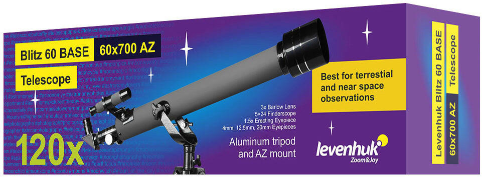 Telescopio Levenhuk Blitz 60 BASE 2/7