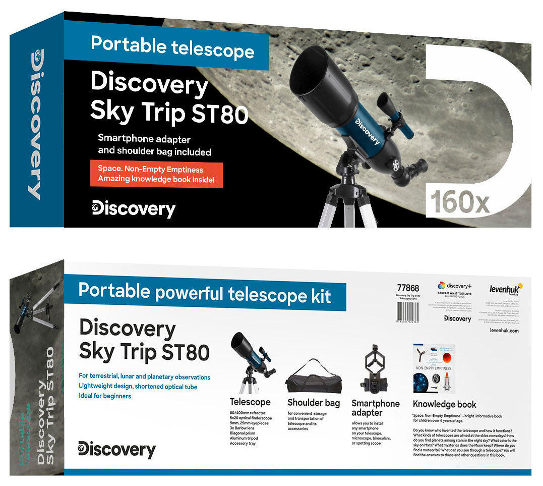 Telescopio con libro Sky Trip ST80 (IT) Discovery 2/5