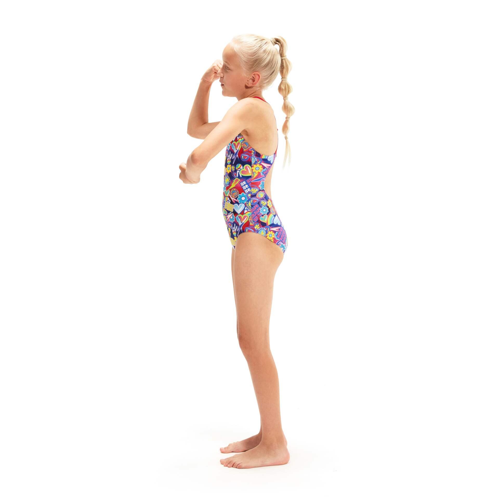 Digital Allover Splashback Junior Female Swimsuit 2/6