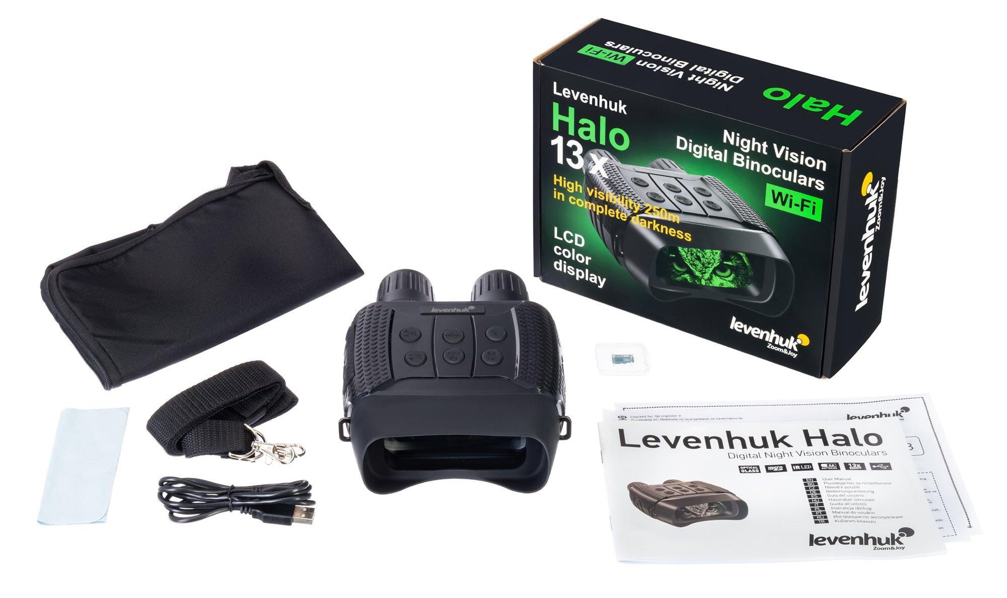 Binóculos de Visão Noturna Digital Halo 13X Levenhuk 2/5