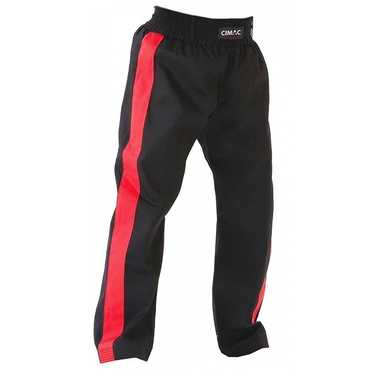 CIMAC Cimac Kickboxing Trousers - Black/Red - Adult & Kids