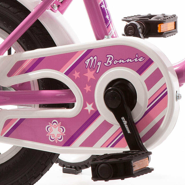 Bachtenkirch My Bonnie, kinderfiets, 14 inch, roze en wit