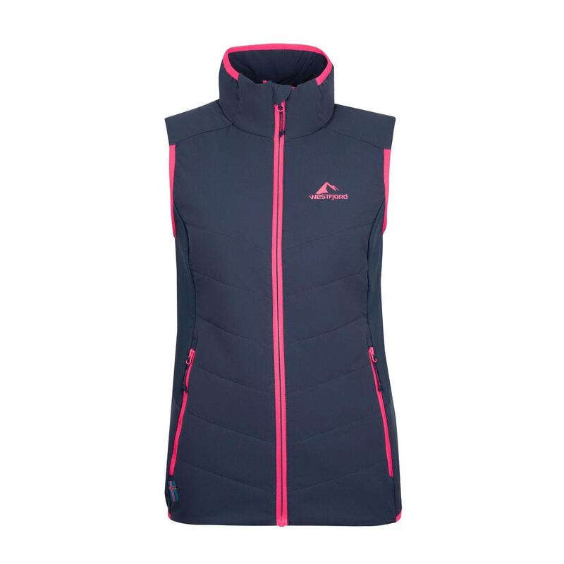 Gilet fonctionnel Reykir Xt pour femme Bleu marine/Magenta