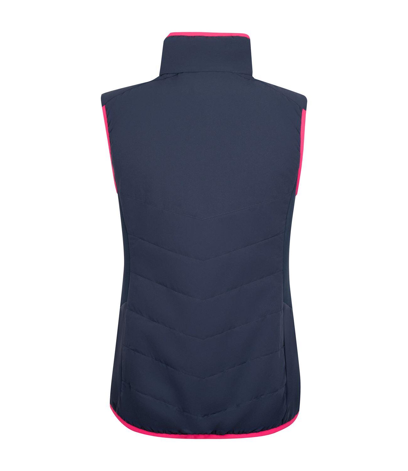 Damen Funktionsweste Reykir Xt Marineblau/Magenta 2/2