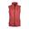 Gilet Katla femme rouge minéral