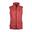 Gilet Katla femme rouge minéral