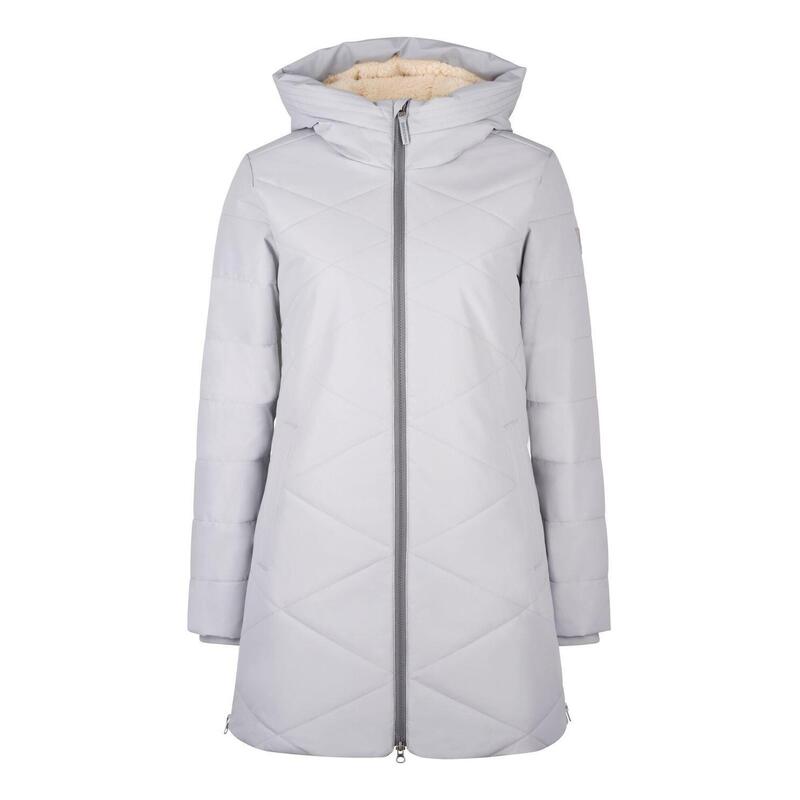 Manteau matelassé pour femme Hagavatn gris tempête/gris graphite