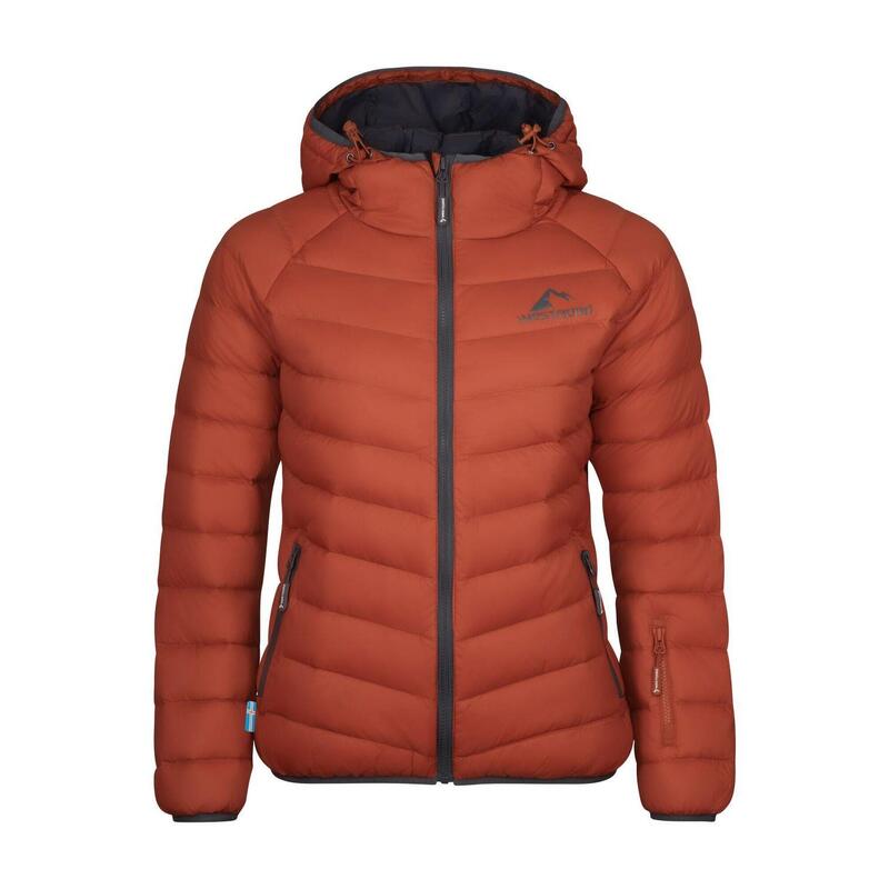 Damen Daunenjacke Snaefell Rostrot/Graphit