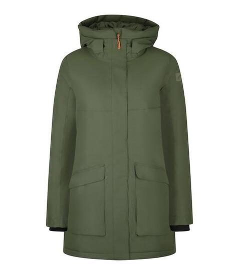 Damen Mantel Krafla Grün