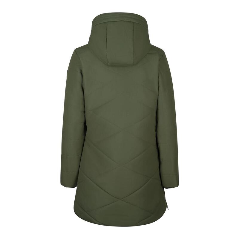 Manteau matelassé pour femme Hagavatn Vert/Noir