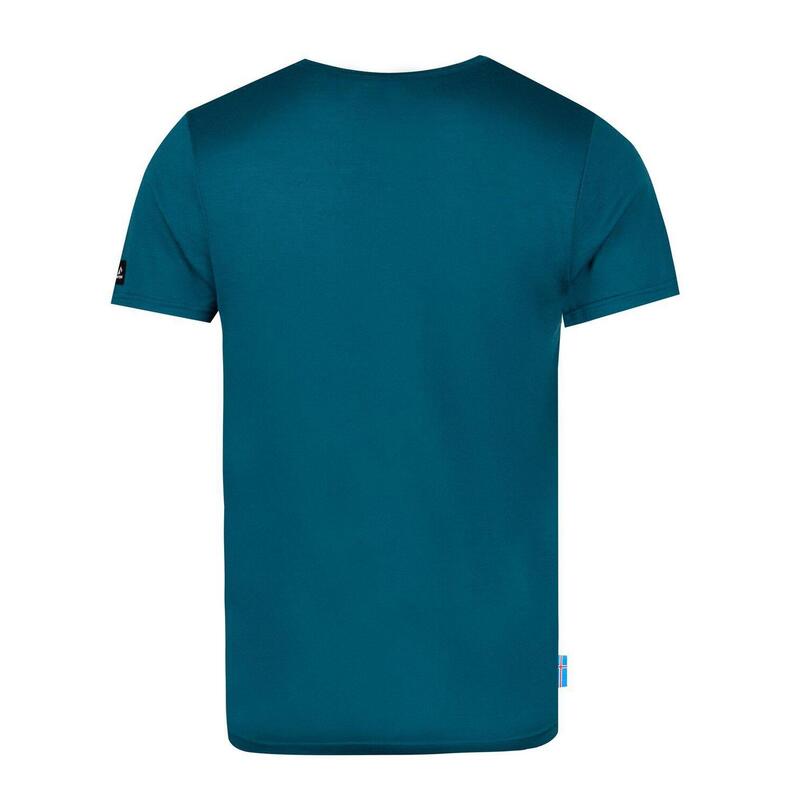 T-shirt homme Askja bleu pétrole