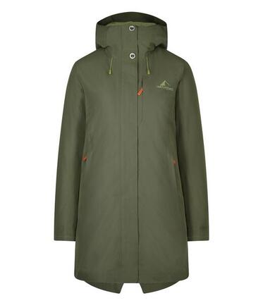 Damen 3in1 Mantel Skogafoss Grün