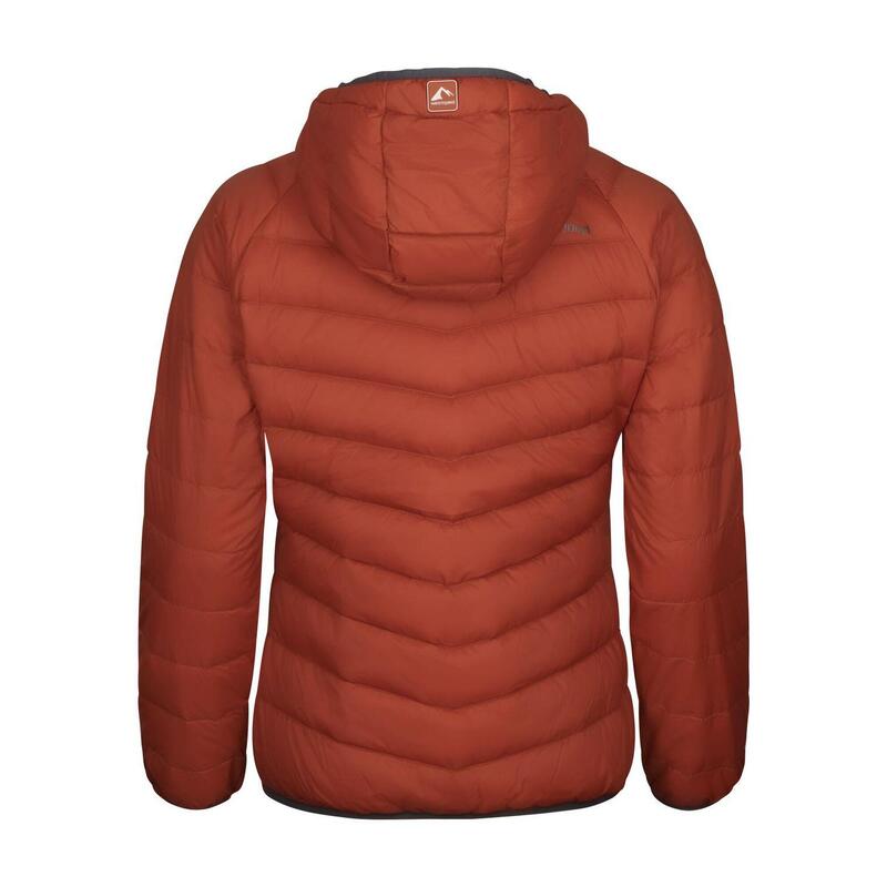 Damen Daunenjacke Snaefell Rostrot/Graphit