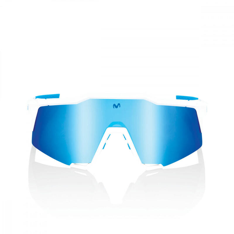 Speedcraft Movistar - HiPER Blue Multi Mirror Lens - Team White