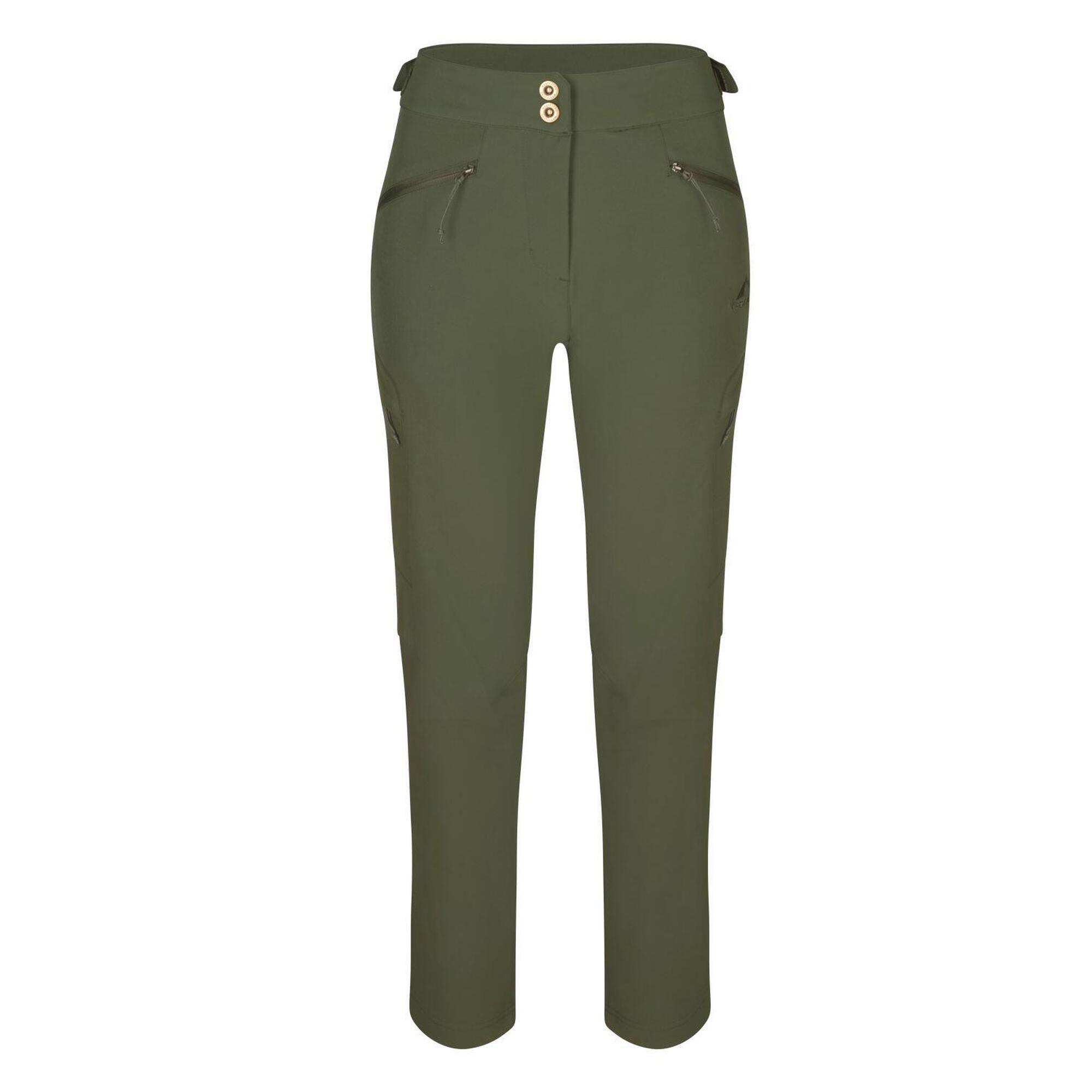 Women's softshell pants Askja Green