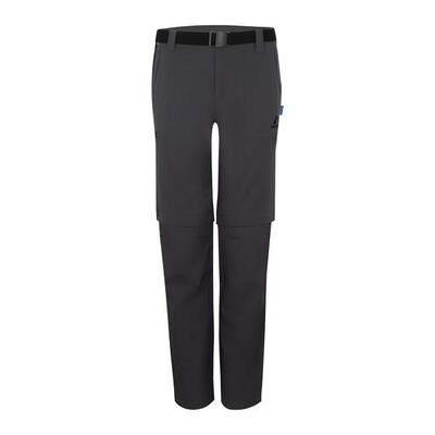 schnelltrocknende Trekkinghose Zipp-Off für Männer SKOGAR Anthrazit