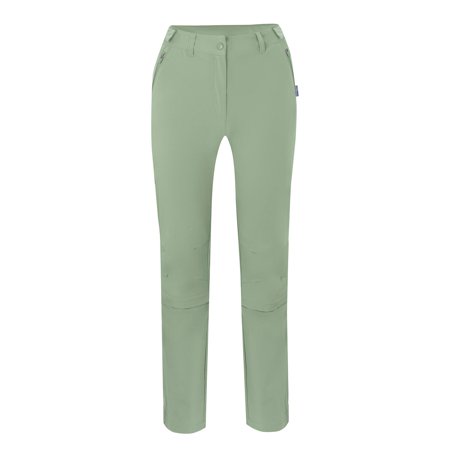 Zipp-Off women's quick-drying trekking pants SKARDSVIK Sage green