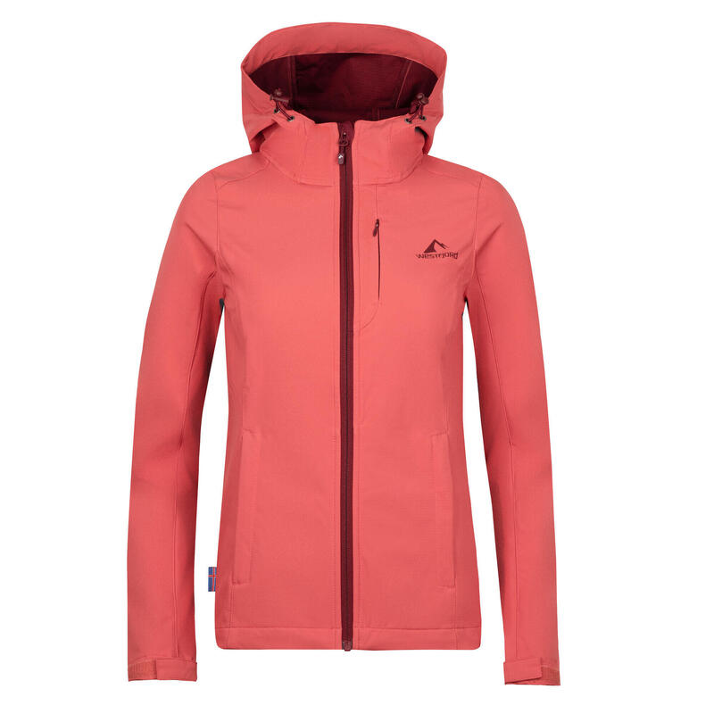 Damen Softshelljacke Skogar Mineralrot