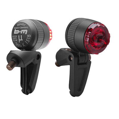 E-Bike-Rücklicht µ E (Mü) - Schwarz