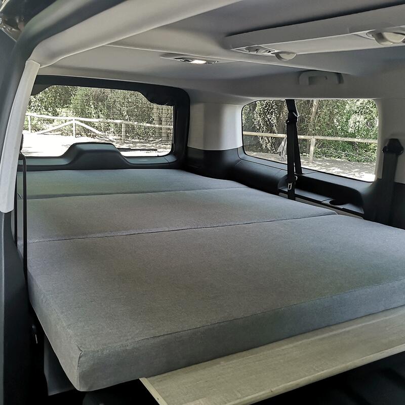 Matelas pliable pour Citroën SpaceTourer, Peugeot Traveller, Opel Zafira Live