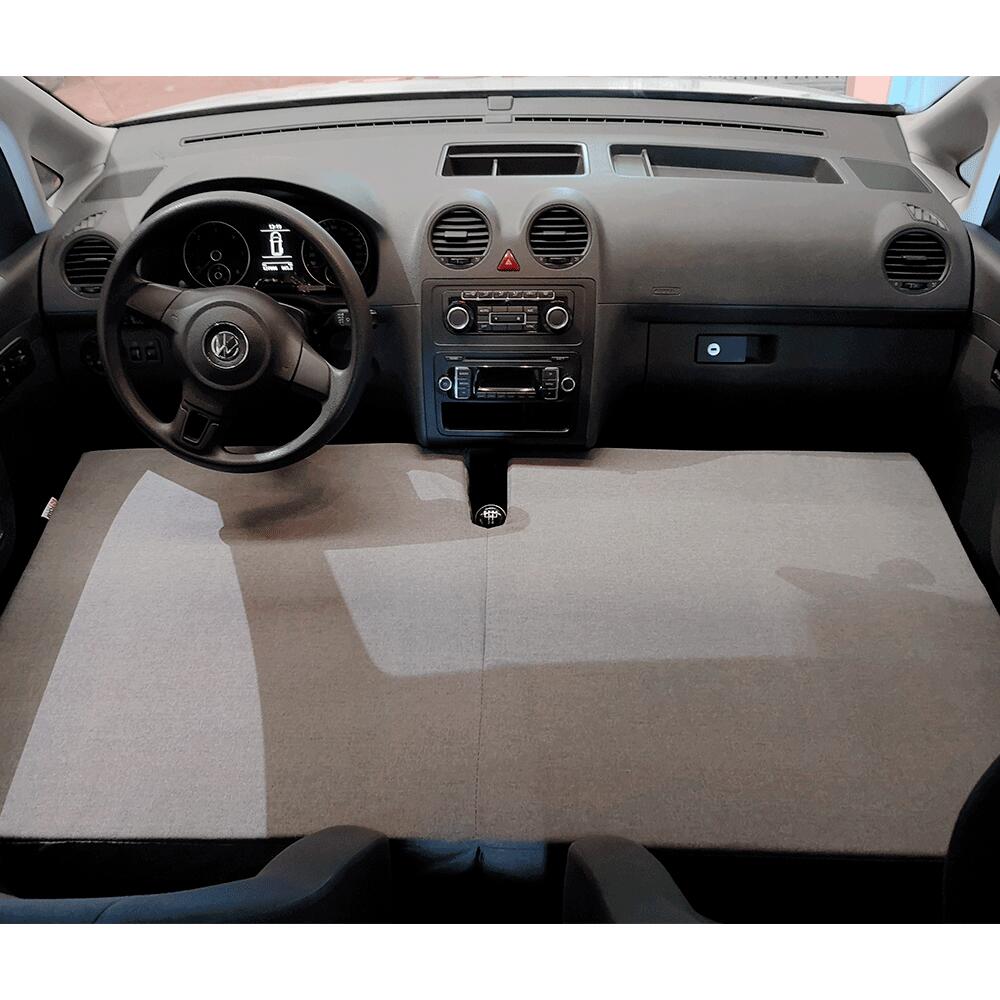Colchão de cama frontal dobrável para VW Caddy Camper Manual 3/4