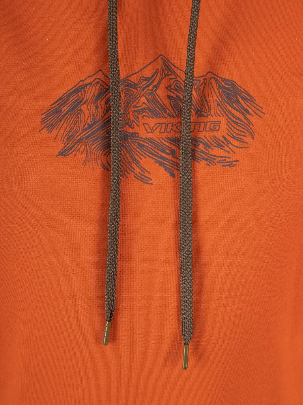 Sweat à Capuche en Bambou Viking "Panaka Man" S Orange 3/7
