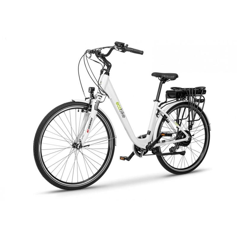 Bicicleta eléctrica Ecobike Trafik White 10.4Ah