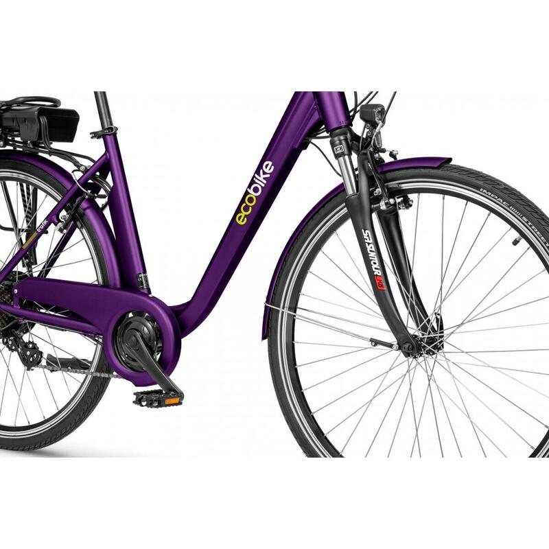 Bicicleta eléctrica Ecobike Trafik Violet 13Ah