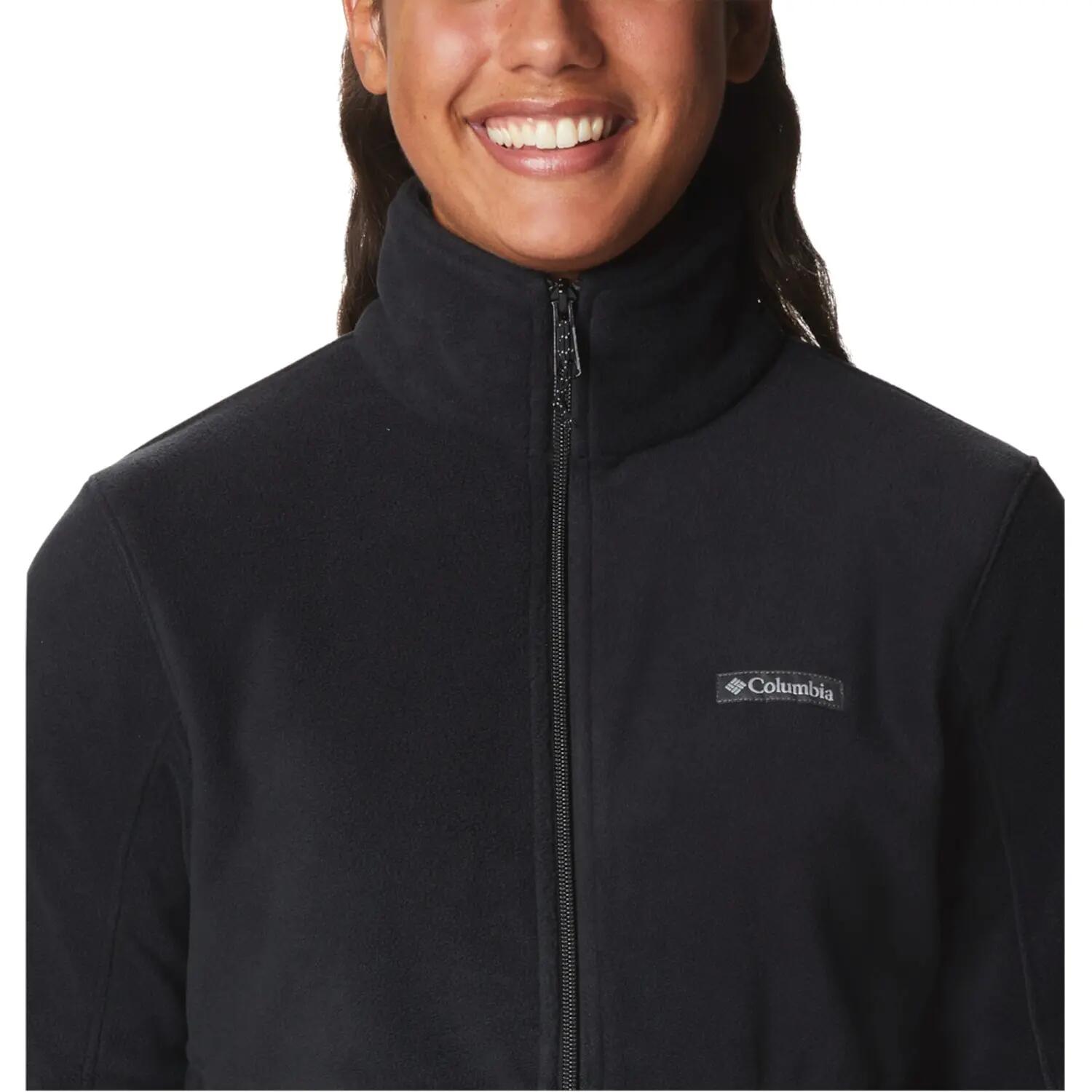 Női polár pulóver, Columbia Basin Trail III Full Zip Fleece, fekete 4/4