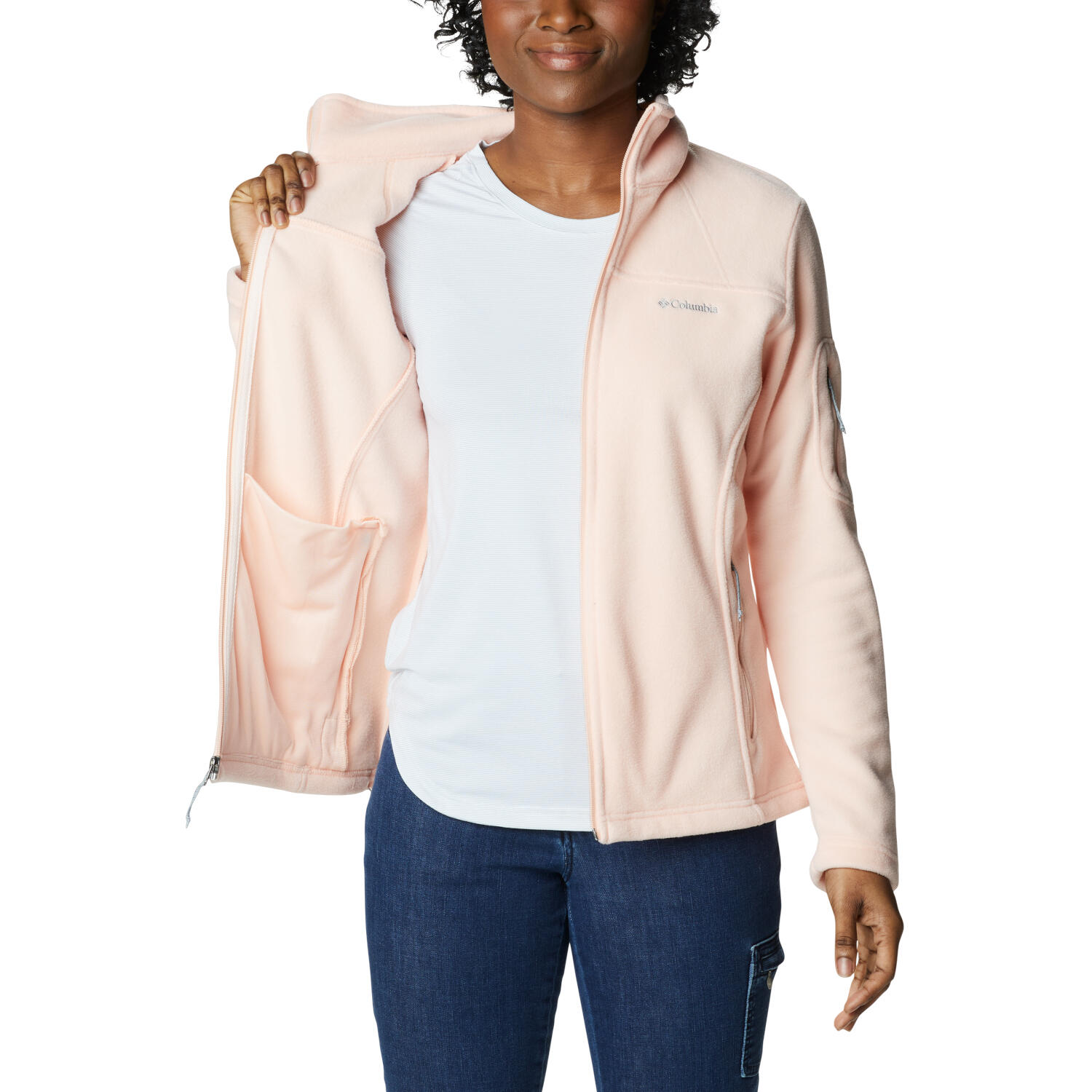 Collegepaidat universais para mulher Columbia Fast Trek II Jacket 4/5